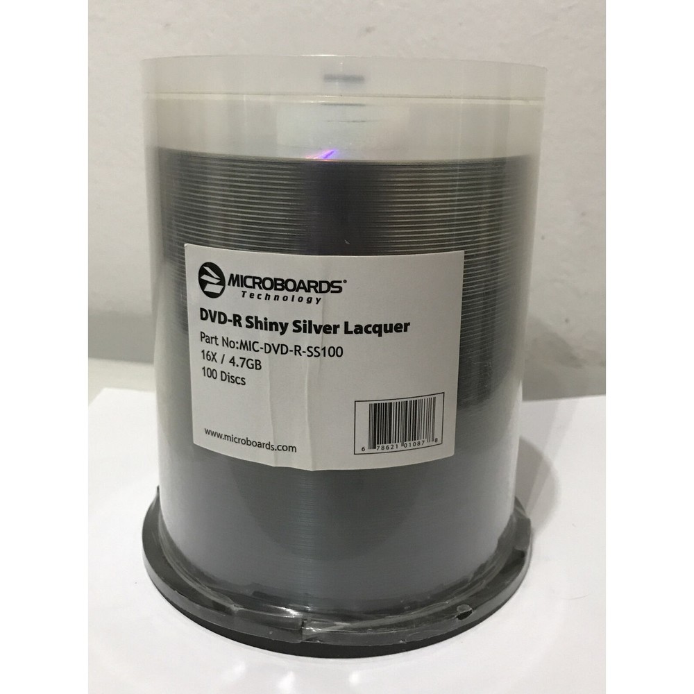 PremierPro Premium DVD-R 4GB 16X Shiny Silver Thermal Blank DVD-R Media 100-Pack